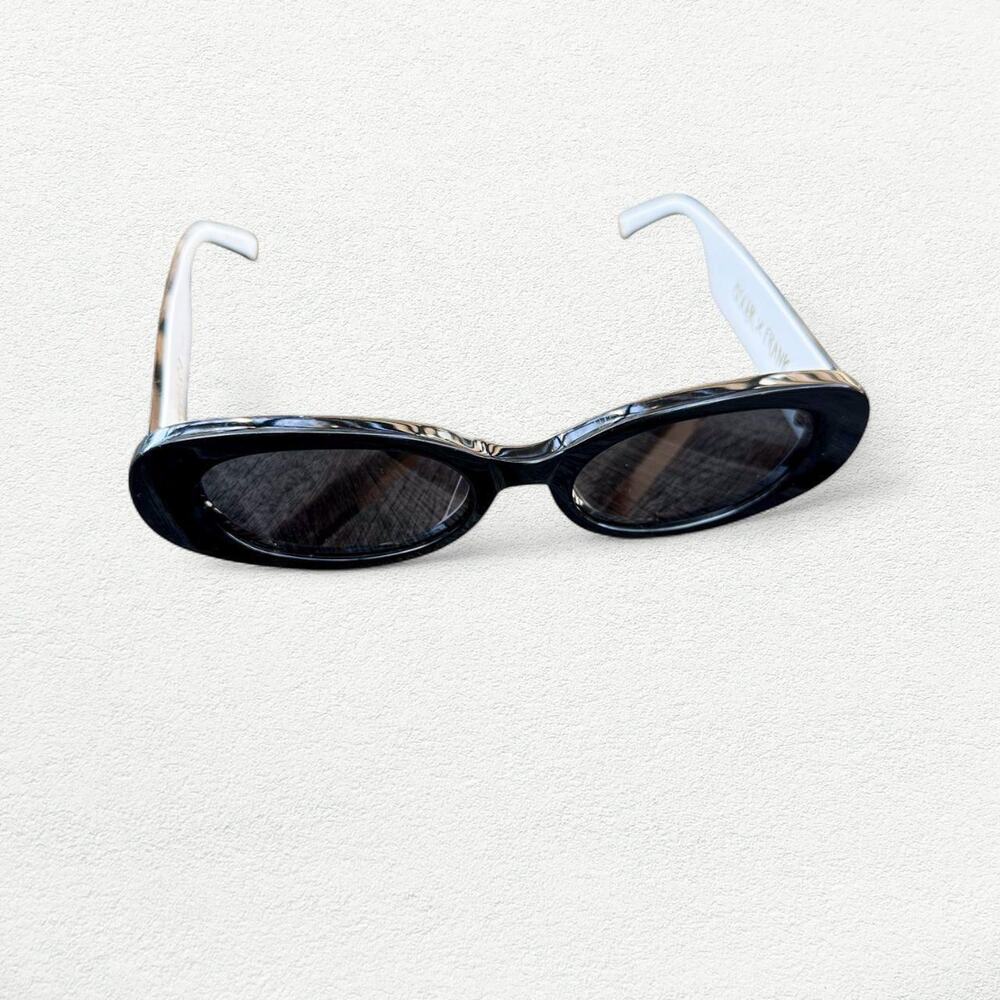 Oscar x Frank Citra Sunglasses in Gloss Black & White - Unisex
